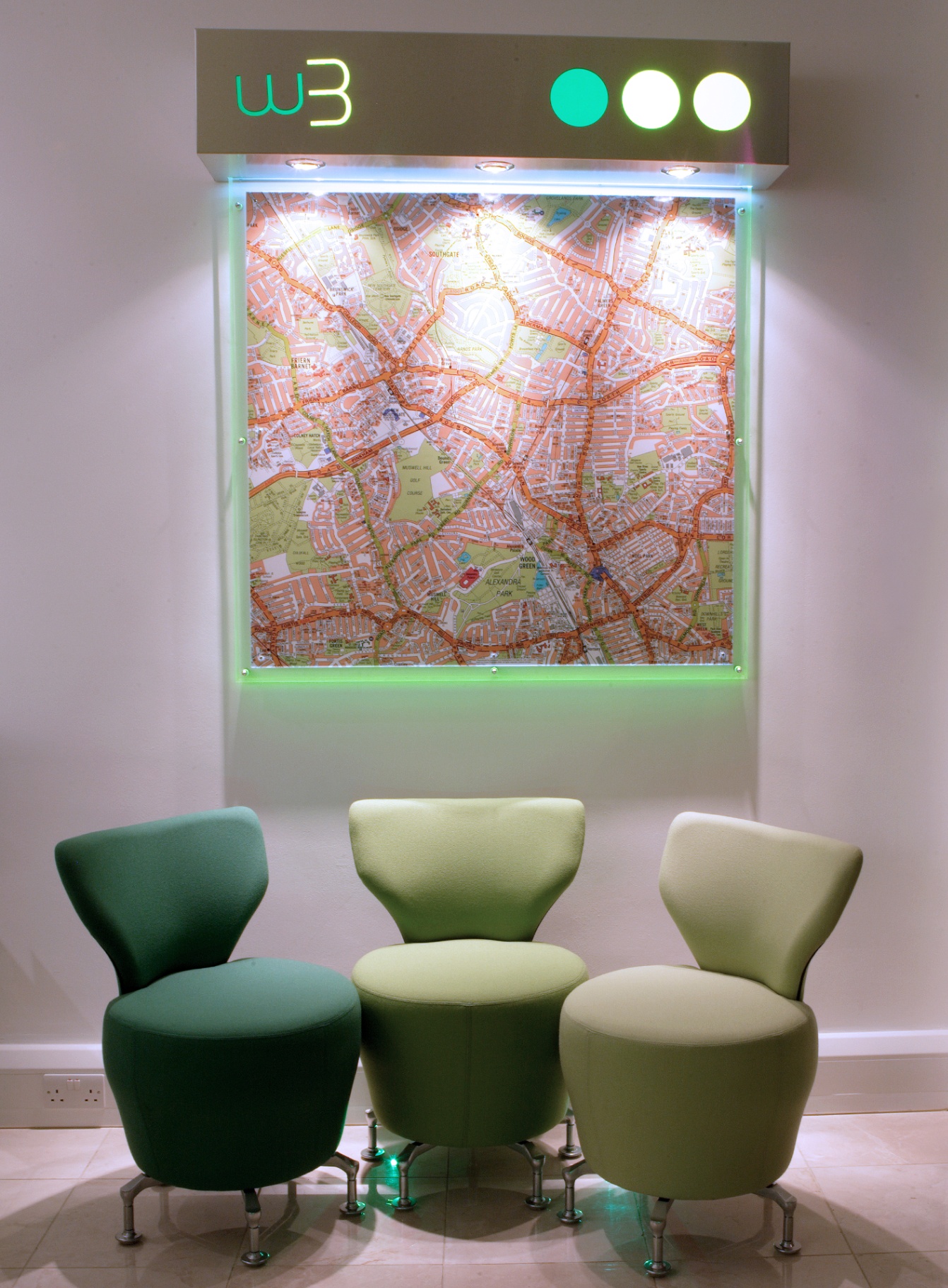 Non Illuminated Map Wall Panels - Image 3