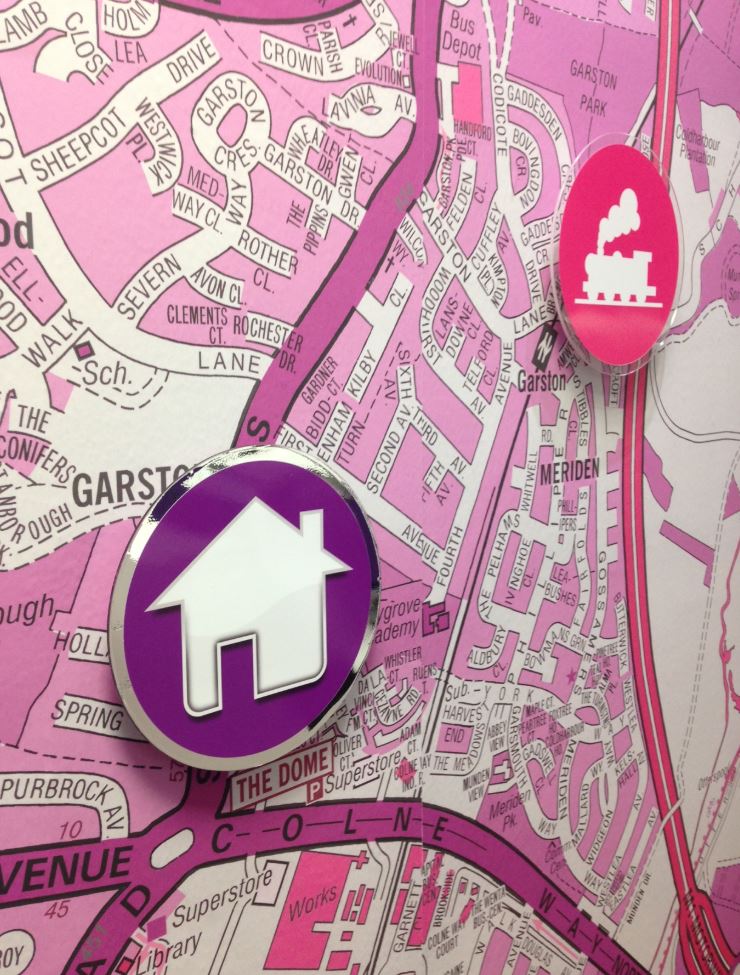 Non Illuminated Map Wall Panels - Image 4