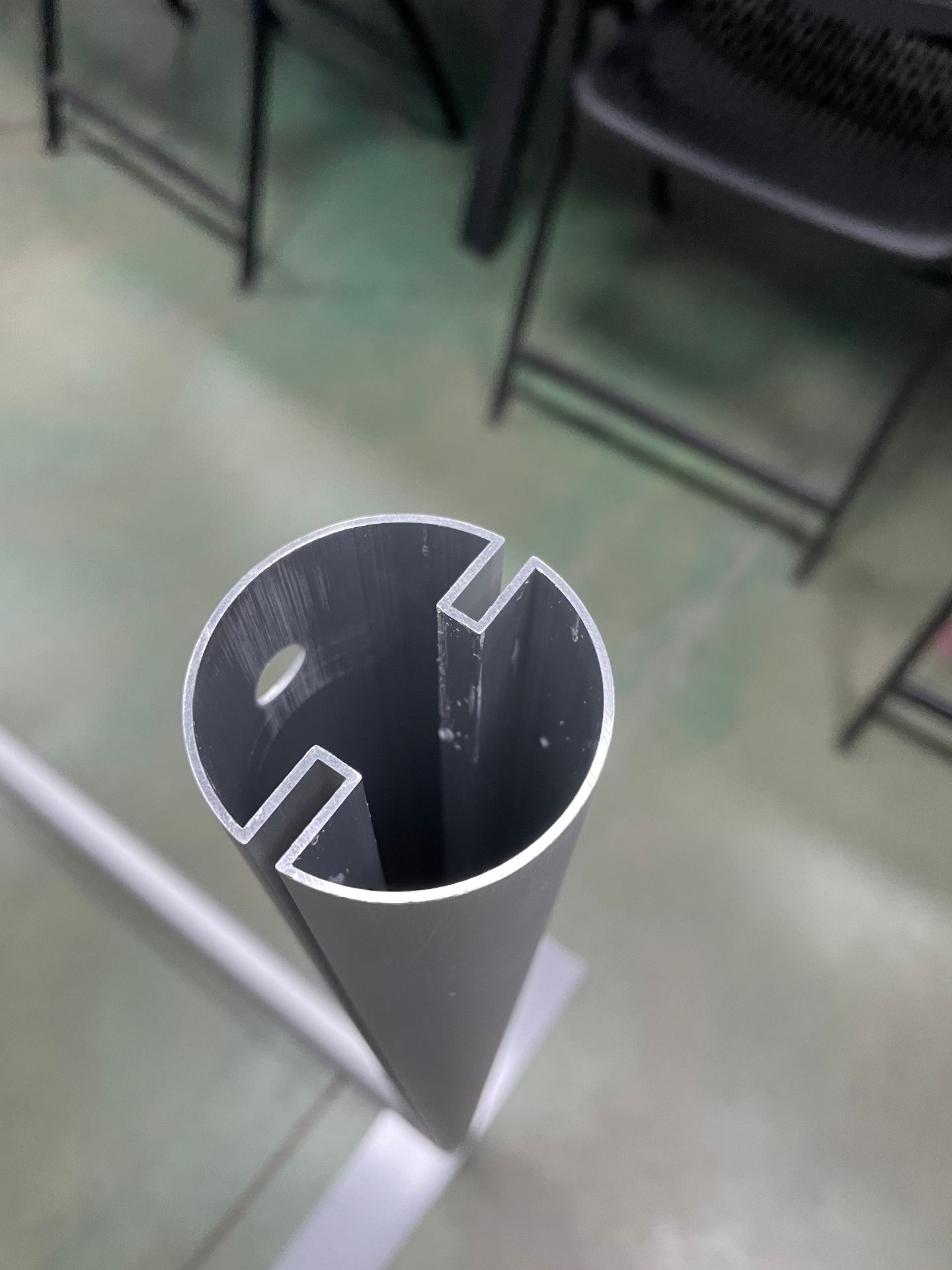 Cross-section of Fast Wall aluminium SEG channel pole